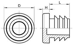 ID10  : pour tube ext.  &Oslash;10 paroi de tube: 0.8-1.5mm