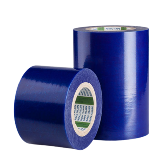 Film de protection Bleu/transparant PE/Acryl NITTO SPV4075-400 - 400mmx100metre