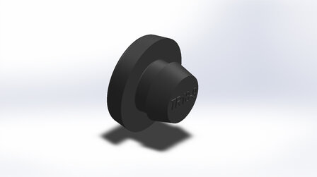 Bouchons pour marches d&#039;escaliers &Oslash;18mm pour trou perfor&eacute; &oslash;9-10mm Noir