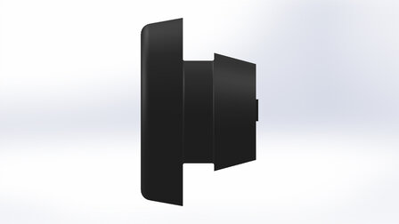 Bouchons pour marches d&#039;escaliers &Oslash;18mm pour trou perfor&eacute; &oslash;9-10mm Noir