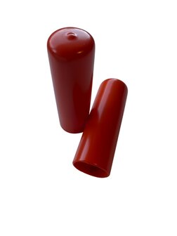 Capuchon PVC souple &Oslash;30mm hauteur 100mm Orange PROMO
