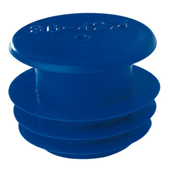 Bouchon &agrave; lamelles pour tube - PP95 pour tube int&eacute;rieur &Oslash;85,0 - 93,0mm bleu