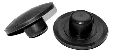 Bouchons pour marches d'escaliers Ø38-39mm pour trou ø15-16mm -Noir
