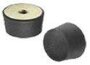 AMORTISSEUR DE VIBRATION CONIQUE D25 H17 M6 S55_